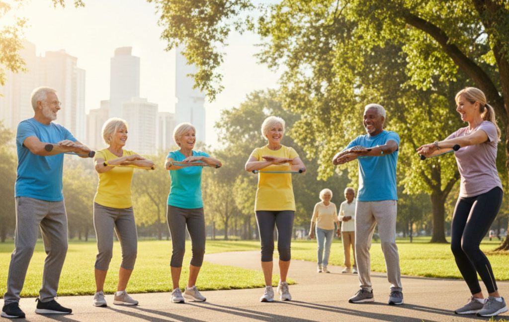 Ejercicio recomendado después de los 60 años: caminar no basta