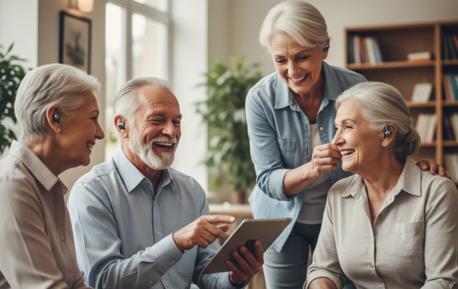 Audífonos reducen el riesgo de demencia en adultos mayores